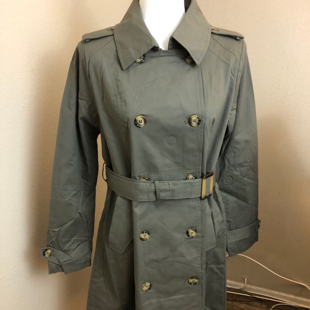 Olive Trench-coat
